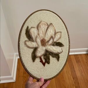 Elegant Cream Floral Wall Art